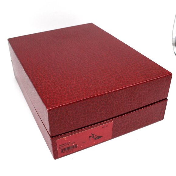 Tamara Mellon Room Key 105 Black Satin Crystal Slingback Pointed Heels 41 NEW - Picture 7 of 8